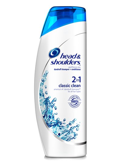 3700 - Head & Shoulder 2in1 Classic Clean - 13.5 fl. oz. (330ml/400ml). (Case of 6) - Box:  - Loc: K10