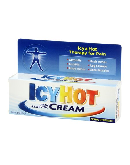 3802 - Icy Hot Pain Cream - 1.25 oz. - Box:  - Loc: K1