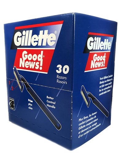 4434 - Gillette Good News! R/P - 30 Razors - Box:  - Loc: K13
