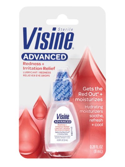 4738 - Visine Advance Redness + Irritation Relief - 0.28 fl. oz. - Box:  - Loc: K1