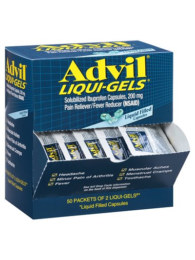 4941 - Advil Liqui-Gels - 50/2ct - Box:  - Loc: K2