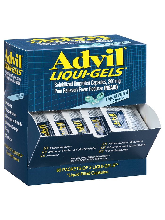 4941 - Advil Liqui-Gels - 50/2ct - Box:  - Loc: K2