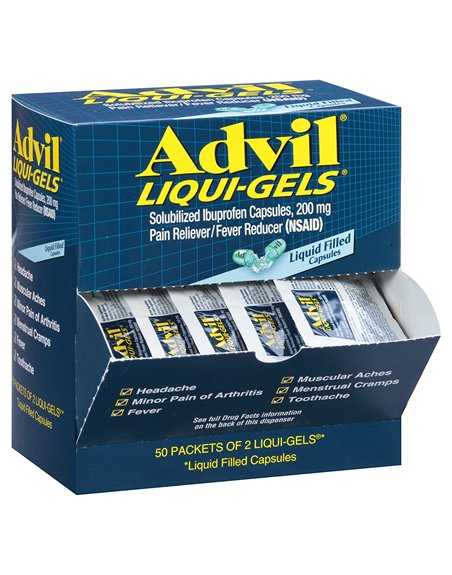 4941 - Advil Liqui-Gels - 50/2ct - Box:  - Loc: K2