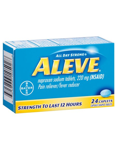 5055 - Aleve 220mg - 24ct - Box:  - Loc: K-1