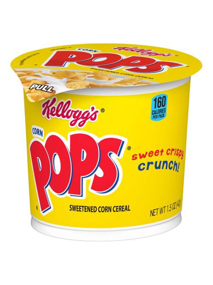 5467 - Kellogg's Corn Pops Cereal Cup - 6 Pack - Box:  - Loc: M2