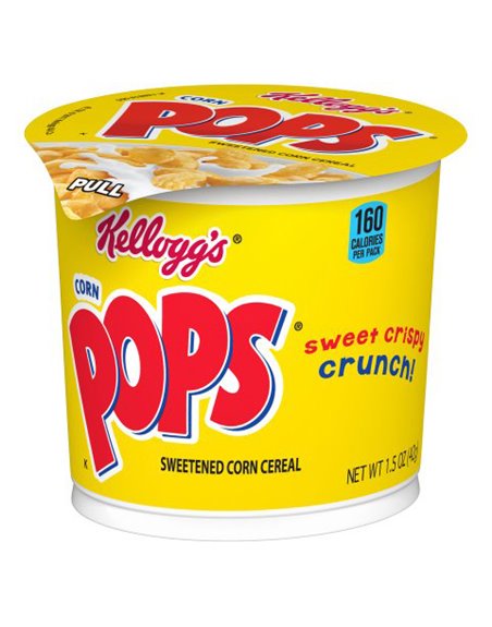 5467 - Kellogg's Corn Pops Cereal Cup - 6 Pack - Box:  - Loc: M2