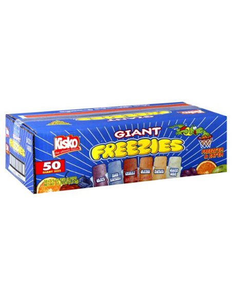 5793 - Kisko Giant Freezies Pop - 50 Count - Box:  - Loc: F12