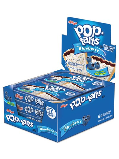 5932 - Pop Tarts Blueberry - 6ct - Box:  - Loc: M1