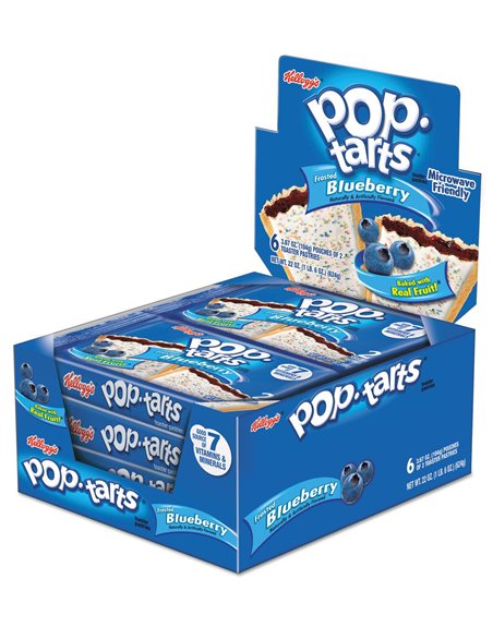 5932 - Pop Tarts Blueberry - 6ct - Box:  - Loc: M1