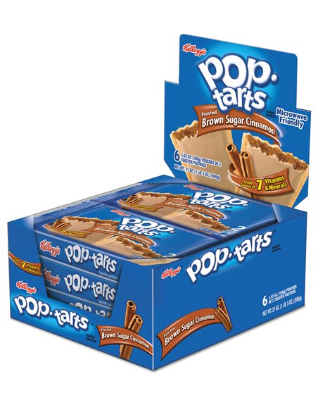 5933 - Pop Tarts Brown Sugar Cinnamon - 6ct - Box:  - Loc: M1