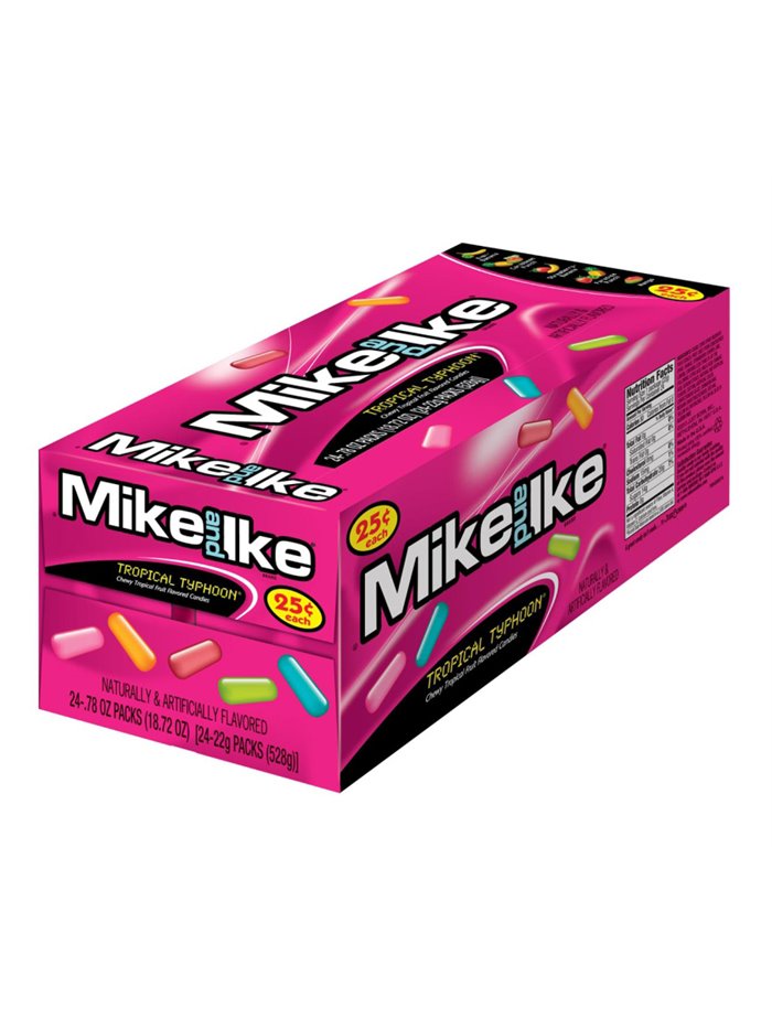 6407 - Mike & Ike Tropical Typhoon - 24ct - Box:  - Loc: L8