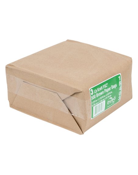 6905 - Paper Bags 3 - 500ct - Box:  - Loc: C13