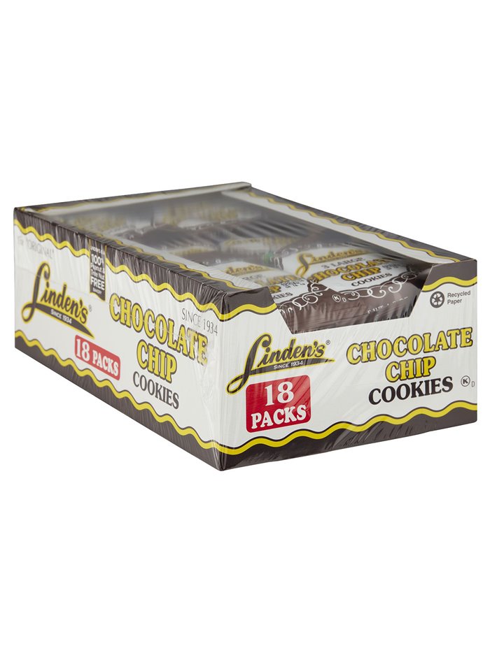 7066 - Linden's Cookies Chocolate Chip - 18ct - Box:  - Loc: M4