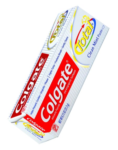 7077 - Colgate Toothpaste, Total Clean Mint - 0.88oz.(Case of 24) - Box:  - Loc: H0