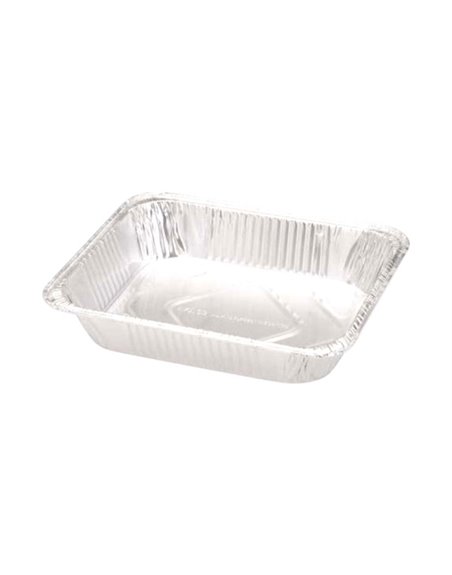 27648 - Aluminum Pan Half Size Medium - 100ct - Box:  - Loc: N9