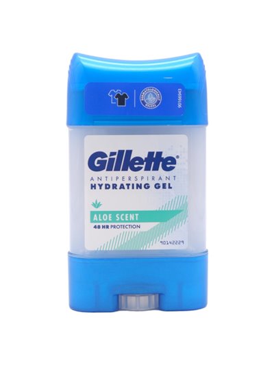 27705 - Gillette Deodorant Clear Gel, Aloe - 70ml. - Box:  - Loc: K7