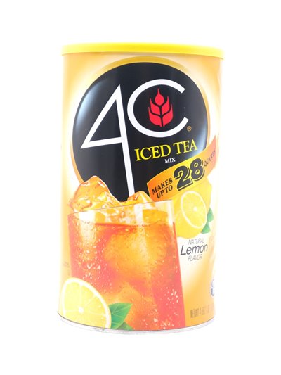 27749 - 4C Iced Tea Mix Powder Lemon, Natural Flavor - 6/28Qt. - Box:  - Loc: H1