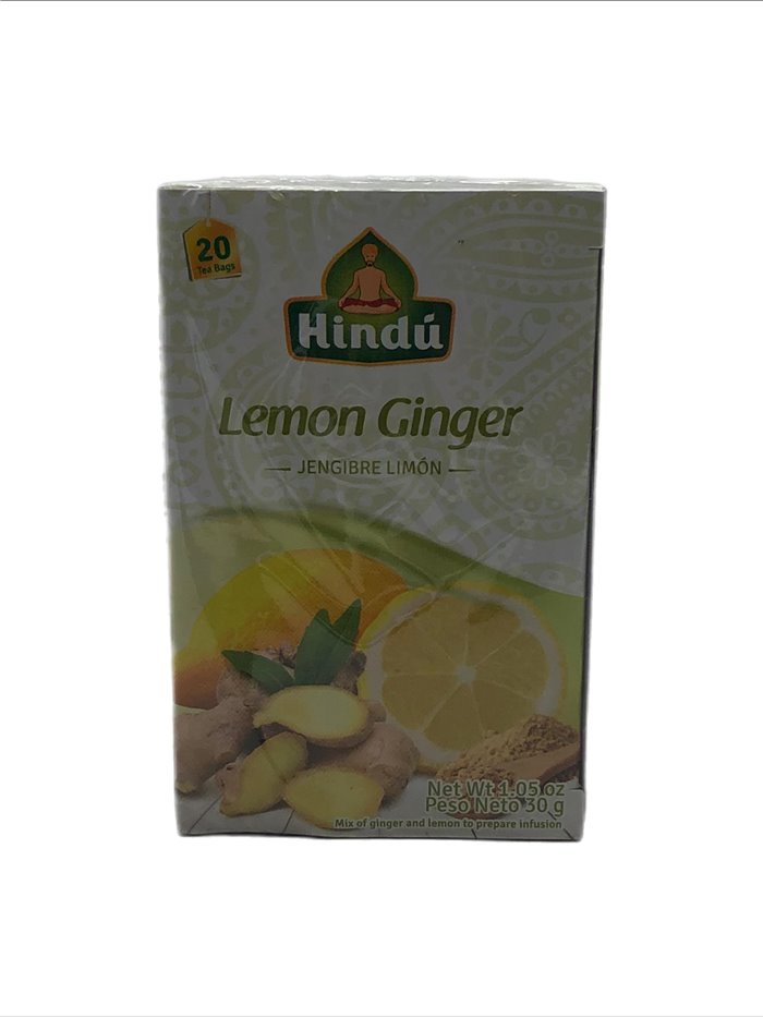 27774 - Hindu Lemon Ginger Tea - 20ct - Box:  - Loc: M1