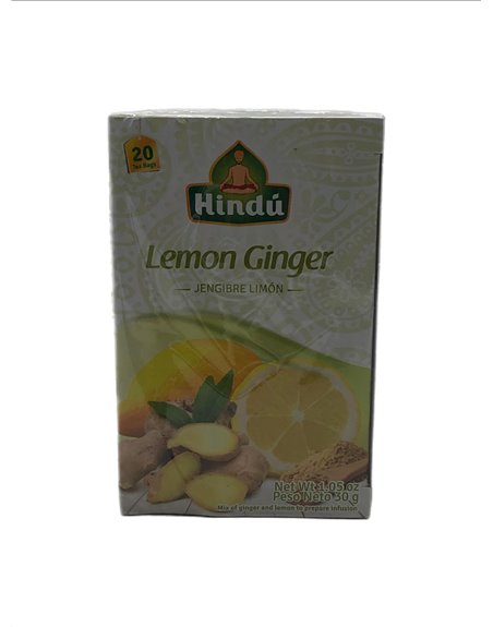27774 - Hindu Lemon Ginger Tea - 20ct - Box:  - Loc: M1