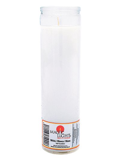 7471 - Candle 7 Days White - (Case of 12) - Box:  - Loc: A9