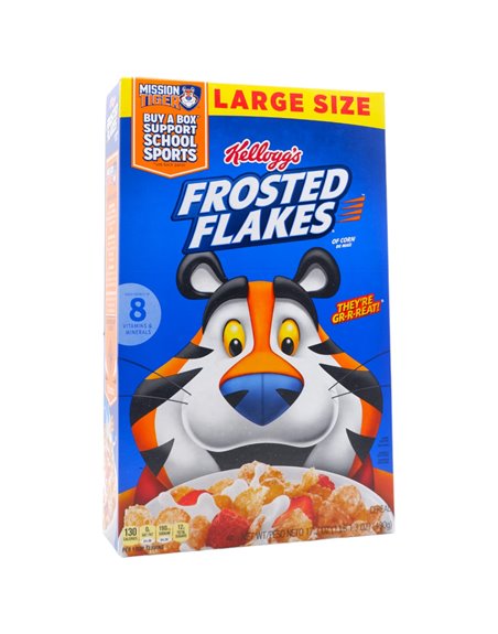 28017 - Kelloggs' Frosted Flakes - 17.3 oz. (Case of 10) - Box:  - Loc: E2