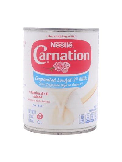 28095 - Carnation Evaporated Milk Low Fat 2% - 24/12 fl. oz. - Box:  - Loc: G2