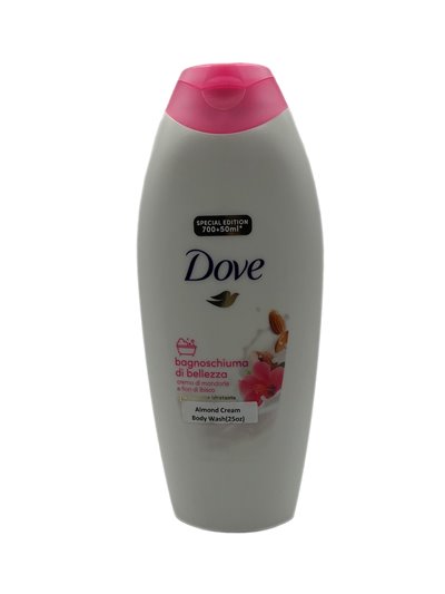 28105 - Dove Body Wash, Almond Cream - 750ml. (Case of 12) - Box:  - Loc: F2