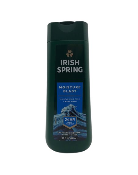 28170 - Irish Spring Body Wash, Moisture Blast - 20 fl. oz. - Box:  - Loc: I1