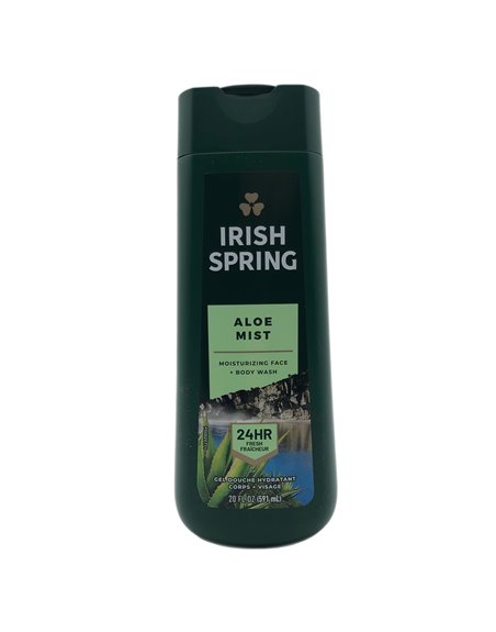 28171 - Irish Spring Body Wash, Aloe Mist - 20 fl. oz. - Box:  - Loc: I1