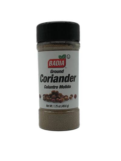 28206 - Badia Coriander Ground 8/1.75oz - Box:  - Loc: 