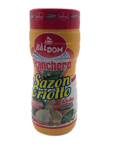 28249 - Ranchero Sazón Criollo With Pepper - 9.2oz. (Case of 24) - Box:  - Loc: G11