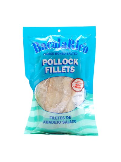 28259 - Rico Salted Pollock Fillets ( Bacalao ) - 12 oz. - Box:  - Loc: 