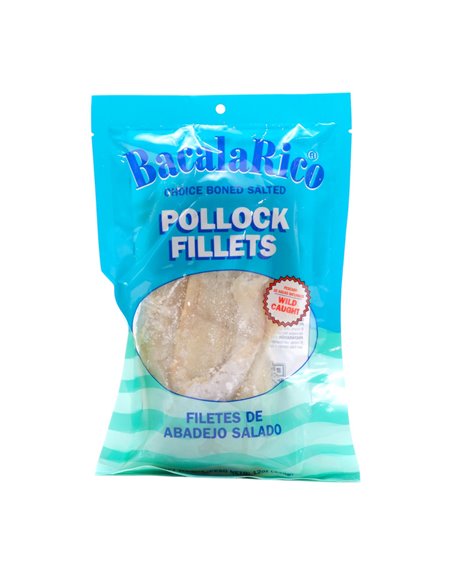 28259 - Rico Salted Pollock Fillets ( Bacalao ) - 12 oz. - Box:  - Loc: 