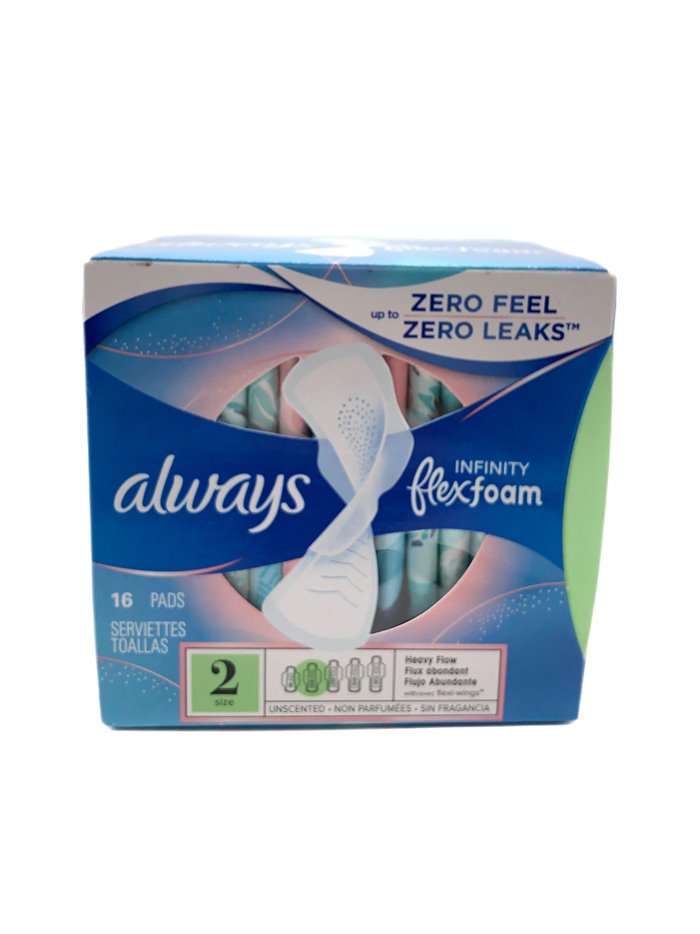 28290 - Always Infinity FlexFoam Size 2 - 12 x 16's 11714 - Box:  - Loc: E3