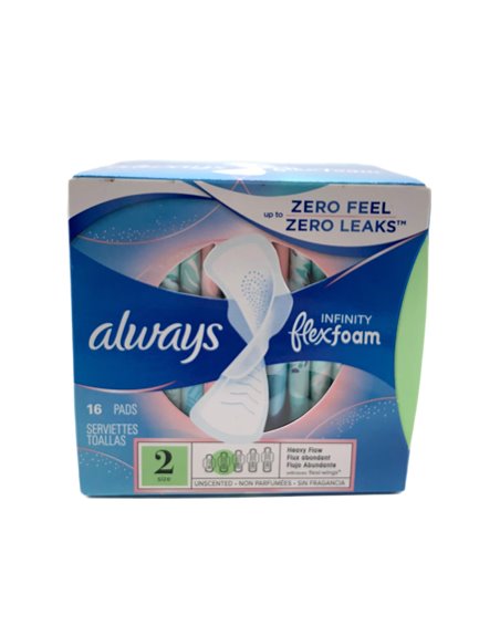28290 - Always Infinity FlexFoam Size 2 - 12 x 16's 11714 - Box:  - Loc: E3