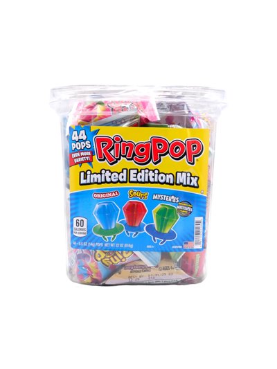 28310 - Ring Pop Sour Assorted Jar - 40ct - Box:  - Loc: L6