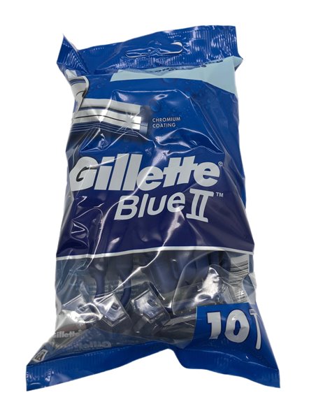 28333 - Gillette Blue II  10ct - Box:  - Loc: L0