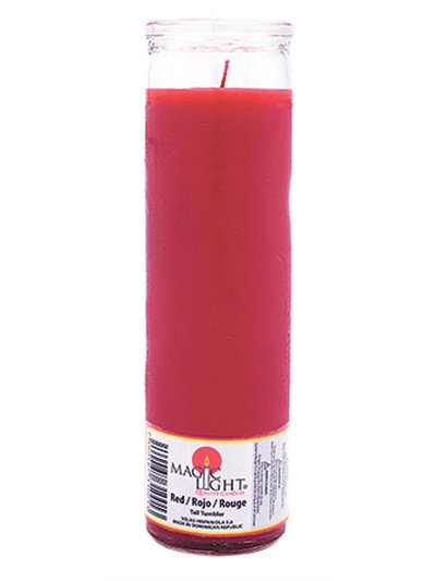 7697 - Candle 7 Days Red - (Case of 12) - Box:  - Loc: A9