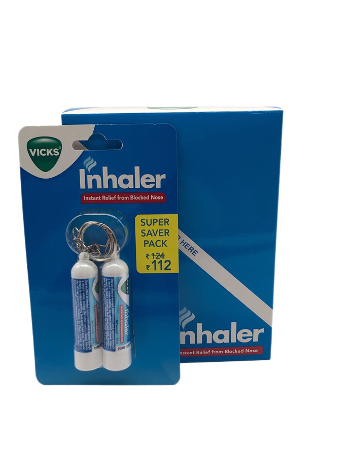 28372 - Vicks Inhaler (Box) 6/2pk Key Ring - 2/0.5ml. (112). (Case of 12) - Box:  - Loc: J0