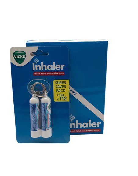 28372 - Vicks Inhaler (Box) 6/2pk Key Ring - 2/0.5ml. (112). (Case of 12) - Box:  - Loc: J0