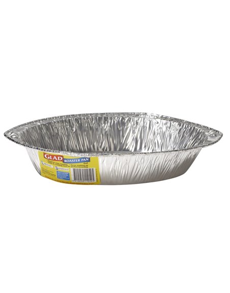 7846 - Aluminum, Pan Oval Turkey Tray - 50ct - Box:  - Loc: R2