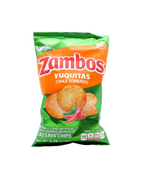28474 - Zambos Yuquitas Chile Toreado - 5.29oz (Case of 24) - Box:  - Loc: N5