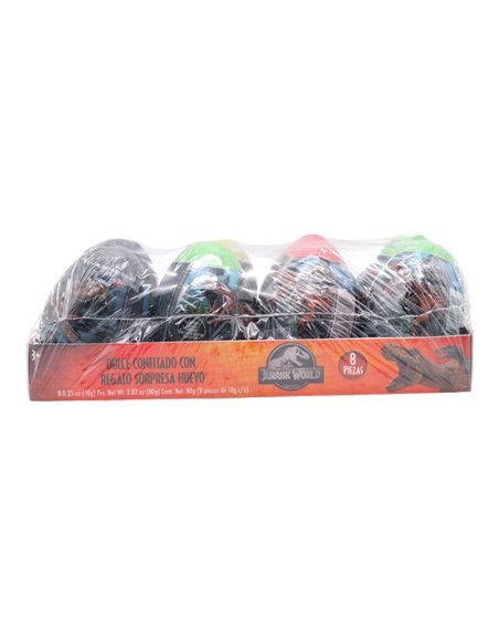 28527 - Mega Surprise Egg, Jurassic World- 6ct/10g - Box:  - Loc: L12