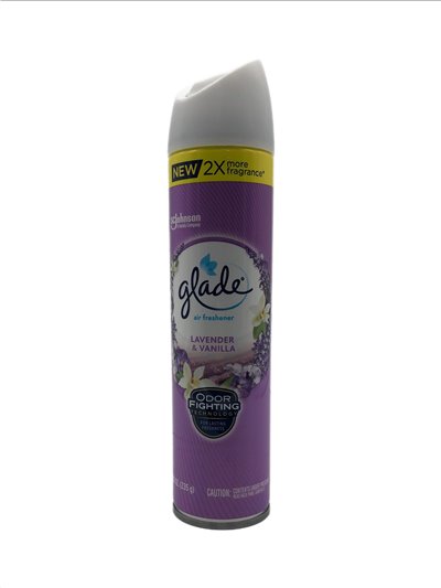 28573 - Glade Spray, Lavender & Vanilla - 8.3 oz. (Case of 6) - Box:  - Loc: I7