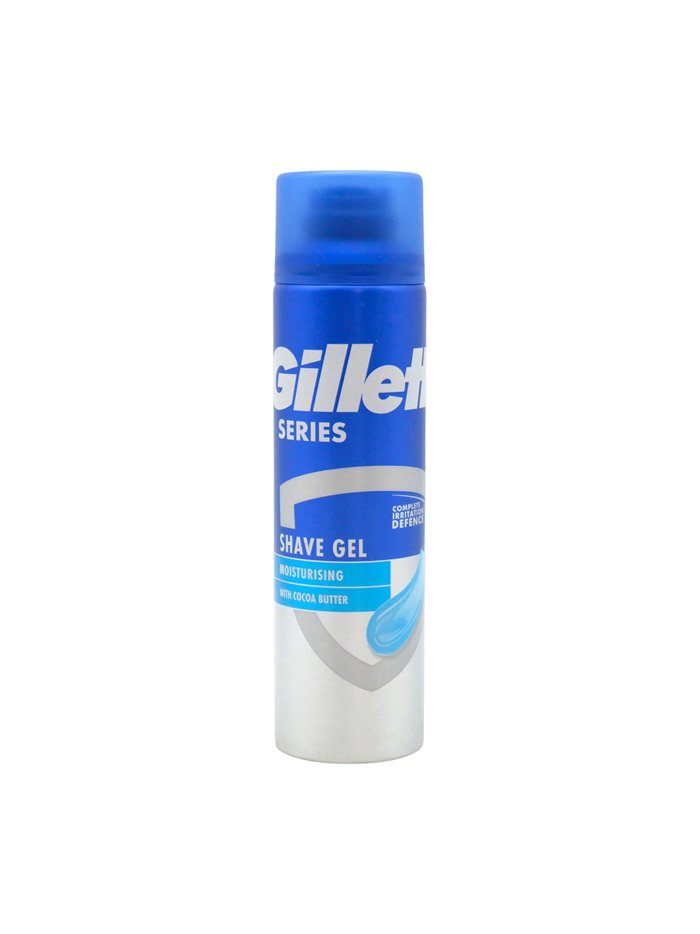 34363 - Gillete Shave Gel Series. W/ Cocoa Butter - 12/200ml. - Box:  - Loc: 31M