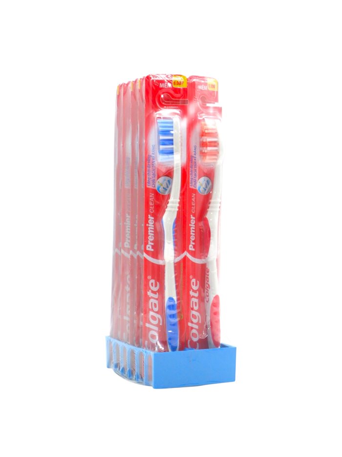 34367 - Colgate Toothbrush, Premier  Clean - (Pack of 12) - Box:  - Loc: K8