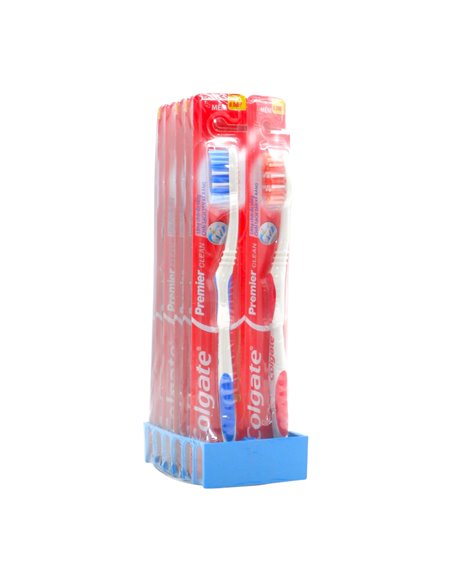 34367 - Colgate Toothbrush, Premier  Clean - (Pack of 12) - Box:  - Loc: K8