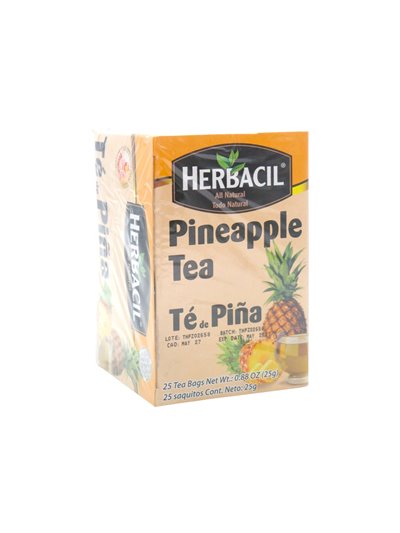 34428 - Herbacil Pineapple Tea - .88oz/25 Bags - Box:  - Loc: M1