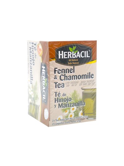 34429 - Herbacil Manzanilla W/ HinojoTea - .88oz/25 Bags - Box:  - Loc: M1