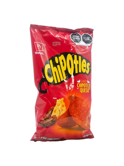 34432 - Barcel Chip. Chipotle W/ Queso 200g - - Box:  - Loc: O1